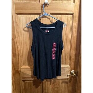 NWT XL members mark tank top black NEW